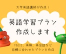 大学英語教員が効果的な英語学習プランを作成します 英語の勉強で何をしたら良いかわからない方必見！ イメージ1