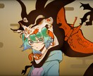 YouTubeサムネイル・配信用イラスト等承ります 商用可◎歌ってみた・MVイラスト等作成いたします！ イメージ3