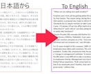 日本語から英語に翻訳します 文法チェック等、日常会話からビジネスまで イメージ1