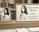 写真から記念に残る【メッセージボード】を作成します 誕生日・敬老の日などのプレゼント、ウェルカムボードなどを製作 イメージ1
