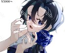 バストアップ、アイコンなどのイラストを描きます 明暗のついた綺麗めのイラストが得意です イメージ5