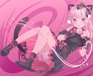 キラキラ×かわいい♡イラスト制作します 歌ってみたなどに♡キラキラ＆透明感のあるかわいいイラスト♡ イメージ4