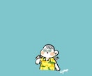 ゆるいデフォルメ似顔絵描きます カラフルでゆるくてかわいい似顔絵を目指します イメージ5