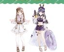立ち絵、SDイラスト制作受け付けてます 様々な絵柄、キャラクターに対応可能です イメージ3
