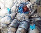 お耽美なイラスト描きます 被らない独特な美しいイラストが欲しいあなたにおすすめ イメージ2