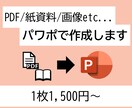 PDF、手書き資料等をパワポのデータ化します 緊急のご依頼もご相談ください！ イメージ1