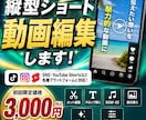 初回限定！タテ型ショート動画編集します 初回限定3,000円・1分以内・3日納品、たて縦型 イメージ1