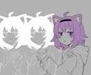 歌ってみた、MVイラスト描きます 歌い手さん、vtuberさんの活動のお手伝いさせてください イメージ4