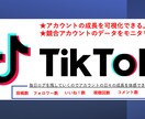 TikTokアカウントのモニタリングします TikTokマーケティングの成果を可視化することができます。 イメージ1