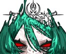 ミリタリー・グランジ系のダークな少女を描きます snsアイコン、動画内使用などいろんな用途の1枚絵 イメージ6