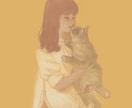 猫と女の子のイラスト描きます 落ち着いた優しい色使いの猫と女の子 イメージ3
