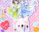 最短3日！二人以上の女の子イラストを描きます キラキラした可愛いイラストを素早く納品 イメージ3