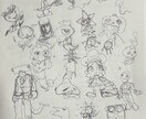 私の世界観でキャラクター制作します 頂いたイメージから3つシンプルなキャラクターを制作します。 イメージ4