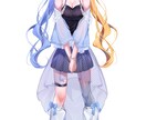 修正無制限！可愛い女性キャラクターデザイン描きます 鮮やかな塗りが得意！細かい装飾にもこだわった女の子を描きます イメージ2