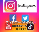 1月31日まで❗️自動増加ツール教えます Facebook、Twitter、YouTubeも対応❗️ イメージ1
