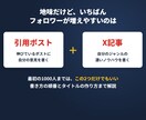 X(Twitter)１万フォロワー増やし方教えます ４万フォロワー・万バズ10回以上の実績。ポストプロンプトつき イメージ4