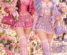 オリジナルのVTuber風キャラ画像を作成します 配色や衣装の希望から、あなただけのキャラを形にします イメージ5