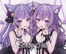 厚塗り風のかわいいイラストお描きします アイコン・動画サムネイル・グッズなど幅広くお使いいただけます イメージ4