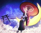 世界観のある一枚絵を制作します 光が綺麗で印象的なイラストを作成します イメージ2