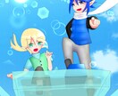 キラキラお目目に自信あり！イラスト描きます アイコン、ヘッダー、立ち絵、グッズなど！商用利用OK！ イメージ4