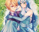 オリジナルキャラクターのイラスト制作いたします あなただけの1枚絵、アイコン・ヘッダー等にどうぞ！ イメージ4