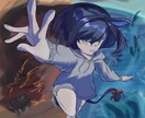 一枚絵を描きます 油絵やアニメテイストのタッチでキャラを描きます イメージ2