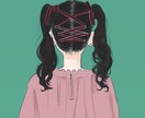 SNS用アイコン制作します ちょっと癖のある塗り方と女の子 イメージ3
