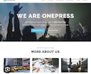 今風のお洒落なWEBサイトを短期間で制作します すぐにWEBサイトを公開したい方！ イメージ1