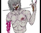 ダークな魅力があるイラスト描きます 独特な世界観で目を惹くイラストお描きします♪ イメージ4