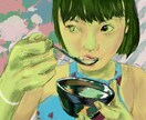 インパクトのあるイラスト描きます 目を引く一枚絵を必要としている方 イメージ1