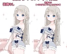 選べるデザイン夏のふわふわ水着量産イラスト描きます 基本で可愛く。オプションでより理想のビジュアルに変更も可能 イメージ2