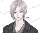 儚くて優しい少しだけ影のある男性アイコン制作します アカウントを優しい雰囲気かつクールに｜サムネや挿絵・表紙にも イメージ2