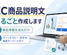 EC向けの商品説明文をまるごと作成します キャッチコピーや検索キーワードまでまとめて作成 イメージ1