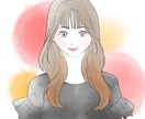 女性向け水彩風のイラストお手頃価格で描きます ファッション誌の挿し絵のようなイラストを格安でアイコンに！ イメージ3