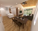 住宅のプラン検討中の方！完成イメージを３D化します 超美麗パース！CAD図面がなくても写真、PDFでも可能です！ イメージ10