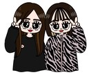 似顔絵風イラストお描きします ポップでハッピーな似顔絵風イラスト イメージ9