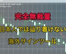 海外サイトの超優良サインツール教えます 海外サイトで高性能無裁量ツールです。 イメージ1