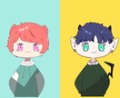 ぽっぷでかわいいアイコン用・SDイラスト作ります 3日以内に納品！シンプルアイコン用イラストをお届け！ イメージ2