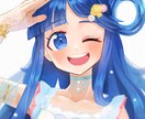 SNSアイコン用イラスト描きます 最短1日可能！絵柄、塗り方選べます！ イメージ1