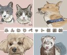 写真から犬・猫・小動物の似顔絵を描きます やさしい手描きタッチで、SNSアイコン・記念におすすめ イメージ1