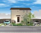 建物パースデータを代行で作成致します 新築住宅や賃貸アパートなどの建物パースをお作り致します。 イメージ1