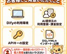 Difyで事業者向けFAQ自動回答AIを作ります 営業時間や予約方法などの定型質問に自動回答するチャットボット イメージ5