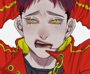 アイコン・歌ってみた等のサムネイル描きます 厚塗りでアンニュイな一枚に！！ イメージ4