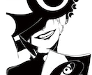 ダークで美しい、目を引くアイコン、イラスト描きます 商用利用可！ダークな絵柄が好きな人必見！ イメージ8