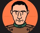 シンプルでインパクトのある似顔絵を描きます アイコン・プレゼント用等お気軽にご相談ください^^ イメージ6