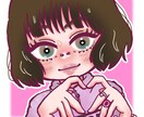 SNSなどのアイコンを描きます 色鮮やかな可愛いデフォルメアイコンです イメージ6