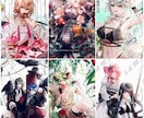 キャラクターイラストを制作します アイコンや1枚絵などイラスト関連のお仕事全般お受けします イメージ2