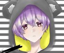 SNSアイコン描きます キラキラのアイコン、壁紙を描きます！ イメージ1