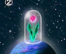 宇宙にあるあなたの星の花をアイコンにします 宇宙を感じるアイコン／あなたの花/お揃い/二次利用可/SNS イメージ3