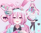 VTuber立ち絵制作致します VTuber立ち絵制作しますLive2D用パーツ分け対応 イメージ2